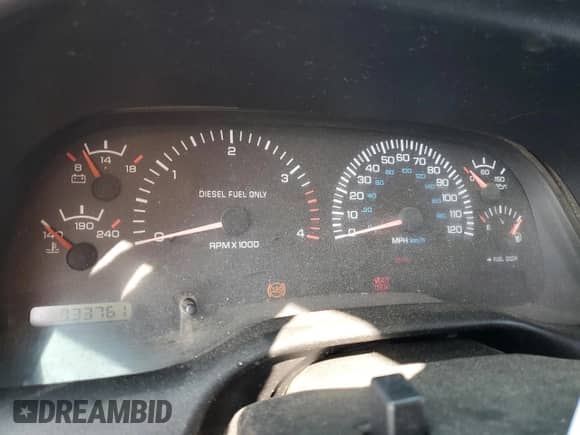 1998 Dodge 3500 z VIN 1B7MF3367WJ214973, wystawiony jako Copart lot #59921755 z przebiegiem 333 761 mil mil oraz Szkoda całkowita • Salvage title. Historia ofert i sprzedaży dostępna na DreamBid. Obrazek 9.