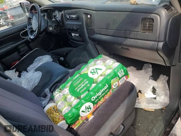 2005 Dodge 1500 SLT with VIN 1D7HU18N85S282290, listed as a Copart auction lot 56008055 with 139,105 mi miles and Salvage title. Bid and sale history available at DreamBid. Image 8.
