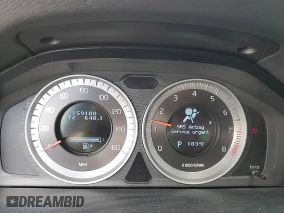 2013 Volvo S60 T5 с VIN YV1612FH4D2208886, выставлен на аукционе Copart как лот 68046425 с пробегом 159 100 миль миль и Списание • Salvage title. История ставок и продаж доступна на DreamBid. Изображение 9.