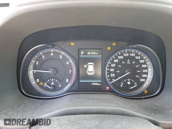 2018 Hyundai Kona Ultimate с VIN KM8K5CA58JU173373, выставлен на аукционе Copart как лот 84746125 с пробегом 17 536 миль миль и Списание • Salvage title. История ставок и продаж доступна на DreamBid. Изображение 9.