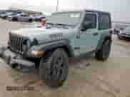 2023 Jeep Wrangler Sport with VIN 1C4HJXAG1PW615202, listed as a Copart auction lot 68663635 with 73,935 mi miles and Salvage title. Bid and sale history available at DreamBid. Image 1.