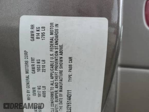 2000 Chevrolet Malibu с VIN 1G1ND52J2Y6144311, выставлен на аукционе Copart как лот 72964484 с пробегом 240 291 миль миль и Списание • Salvage title. История ставок и продаж доступна на DreamBid. Изображение 14.