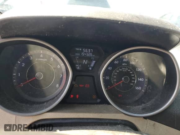 2011 Hyundai Elantra GLS z VIN KMHDH4AE0BU090558, wystawiony jako Copart lot #71524665 z przebiegiem 154 326 mil mil oraz Czysty tytuł • Clean title. Historia ofert i sprzedaży dostępna na DreamBid. Obrazek 9.