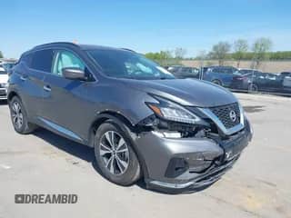 2023 Nissan Murano SV with VIN 5N1AZ2BS1PC107566, listed as a IAAI auction lot 42223550 with 53,548 mi miles and . Bid and sale history available at DreamBid. Image 1.