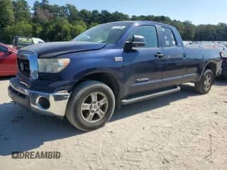 2007 Toyota Tundra SR5 with VIN 5TFCV54137X002017, listed as a Copart auction lot 71721585 with 217,296 mi miles and Salvage title. Bid and sale history available at DreamBid. Image 1.