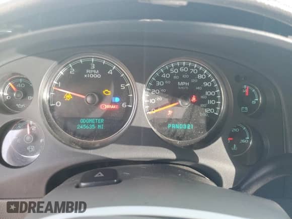 2008 Chevrolet Suburban LTZ with VIN 3GNFC16068G166360, listed as a Copart auction lot 71179695 with 245,635 mi miles and Salvage title. Bid and sale history available at DreamBid. Image 9.
