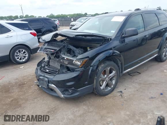 2016 Dodge Journey Crossroad Plus with VIN 3C4PDCGB4GT107108, listed as a IAAI auction lot 42969854 with 124,198 mi miles and . Bid and sale history available at DreamBid. Image 6.