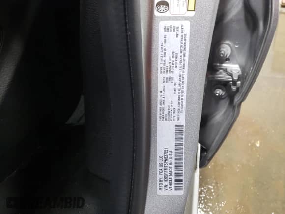 2023 Ram 1500 Big Horn with VIN 1C6SRFMT5PN637251, listed as a Copart auction lot 47489795 with 28,872 mi miles and Salvage title. Bid and sale history available at DreamBid. Image 12.