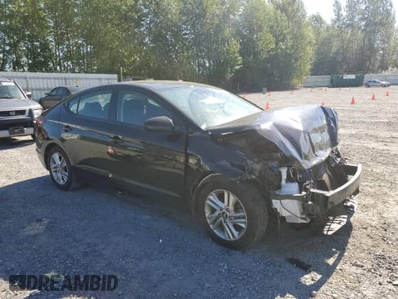 2020 Hyundai Elantra Value Edition with VIN KMHD84LFXLU955950, listed as a Copart auction lot 63858375 with 89,161 mi miles and Salvage title. Bid and sale history available at DreamBid. Image 4.