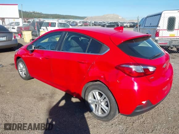 2017 Chevrolet Cruze LT с VIN 3G1BE6SM8HS516374, выставлен на аукционе IAAI как лот 43396574 с пробегом 106 585 миль миль и . История ставок и продаж доступна на DreamBid. Изображение 3.