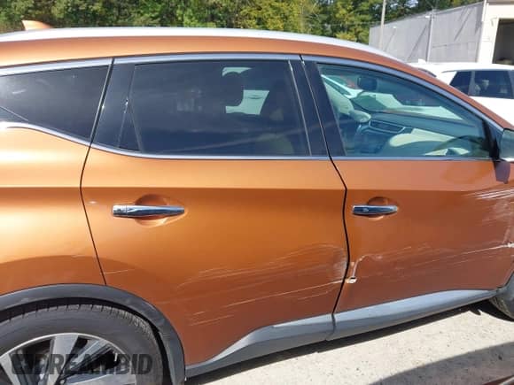 2016 Nissan Murano Platinum with VIN 5N1AZ2MH8GN171903, listed as a IAAI auction lot 43281410 with 47,802 mi miles and . Bid and sale history available at DreamBid. Image 13.