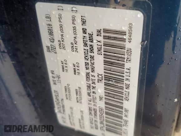 2002 Dodge Dakota Sport with VIN 1B7HL38N22S545507, listed as a Copart auction lot 80643314 with 181,125 mi miles and Salvage title. Bid and sale history available at DreamBid. Image 12.