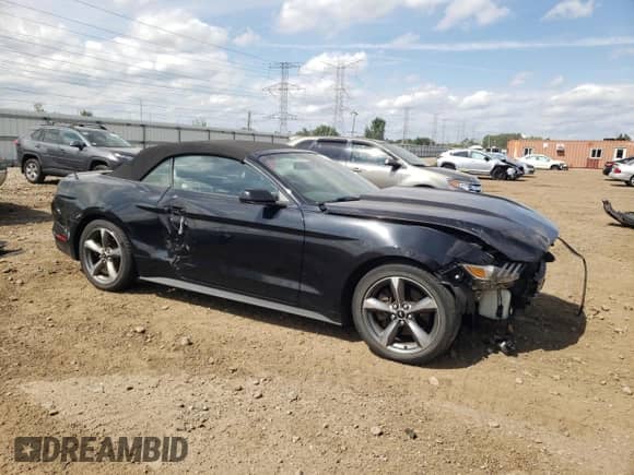 2015 Ford Mustang V6 with VIN 1FATP8EM2F5415129, listed as a Copart auction lot 70402905 with Not provided miles and Salvage title. Bid and sale history available at DreamBid. Image 4.