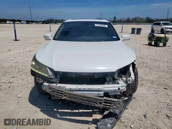 2014 Honda Accord EX-L with VIN 1HGCR3F86EA031063, listed as a Copart auction lot 71543795 with 186,760 mi miles and Salvage title. Bid and sale history available at DreamBid. Image 5.