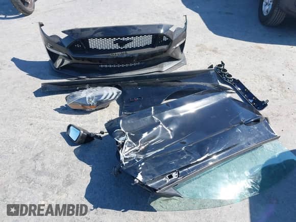 2021 Ford Mustang GT with VIN 1FA6P8CFXM5138390, listed as a IAAI auction lot 42635895 with 59,184 mi miles and . Bid and sale history available at DreamBid. Image 12.