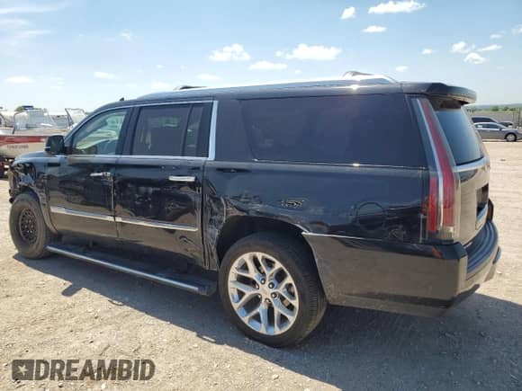 2018 Cadillac Escalade ESV Platinum with VIN 1GYS4KKJ1JR134537, listed as a Copart auction lot 64612765 with 152,072 mi miles and Salvage title. Bid and sale history available at DreamBid. Image 2.