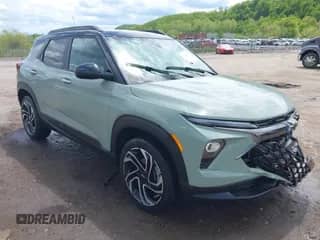2024 Chevrolet TrailBlazer RS с VIN KL79MUSL2RB046941, выставлен на аукционе IAAI как лот 42198730 с пробегом 15 435 миль миль и . История ставок и продаж доступна на DreamBid. Изображение 1.