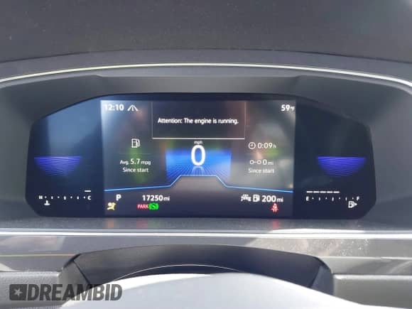 2023 Volkswagen Tiguan SE with VIN 3VV2B7AX0PM034519, listed as a IAAI auction lot 41723470 with 17,250 mi miles and . Bid and sale history available at DreamBid. Image 7.