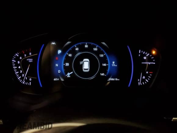 2019 Hyundai Santa Fe SEL with VIN 5NMS3CAD5KH009735, listed as a Copart auction lot 90856315 with 108,618 mi miles and Clean title. Bid and sale history available at DreamBid. Image 9.