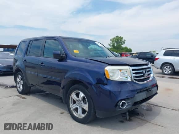 2013 Honda Pilot EX-L with VIN 5FNYF4H65DB025730, listed as a IAAI auction lot 42958483 with 223,631 mi miles and . Bid and sale history available at DreamBid. Image 1.