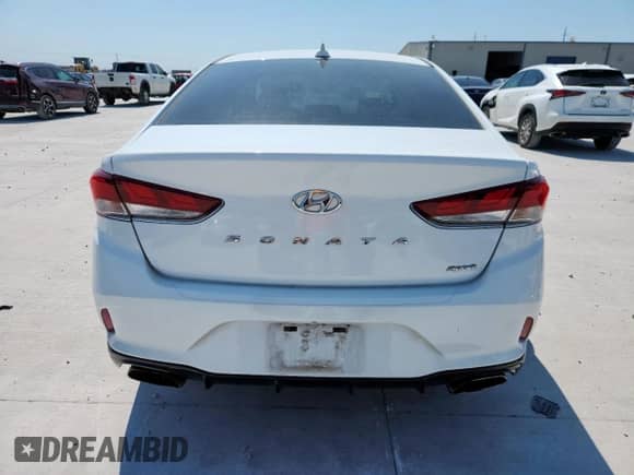 2018 Hyundai Sonata Sport with VIN 5NPE34AF9JH656614, listed as a Copart auction lot 68182005 with 86,363 mi miles and Salvage title. Bid and sale history available at DreamBid. Image 6.