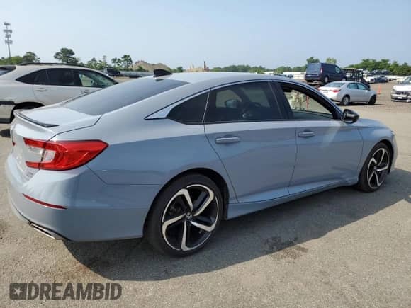 2021 Honda Accord с VIN NY75027, выставлен на аукционе Copart как лот 57851114 с пробегом 15 399 миль миль и Списание • Salvage title. История ставок и продаж доступна на DreamBid. Изображение 3.