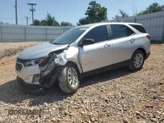 2021 Chevrolet Equinox LS with VIN 3GNAXHEV8MS114255, listed as a Copart auction lot 80001435 with 53,417 mi miles and Salvage title. Bid and sale history available at DreamBid. Image 1.
