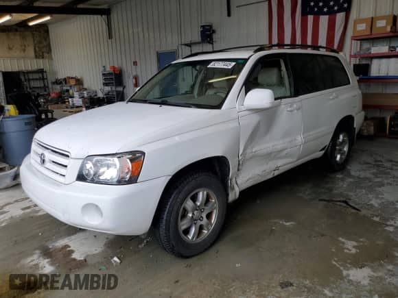 2004 Toyota Highlander с VIN JTEEP21A740043059, выставлен на аукционе Copart как лот 82177445 с пробегом 229 763 миль миль и Списание • Salvage title. История ставок и продаж доступна на DreamBid. Изображение 1.