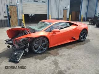 2020 Lamborghini Huracan with VIN ZHWUF4ZF5LLA13094, listed as a Copart auction lot 68469475 with Not provided miles and Salvage title. Bid and sale history available at DreamBid. Image 1.
