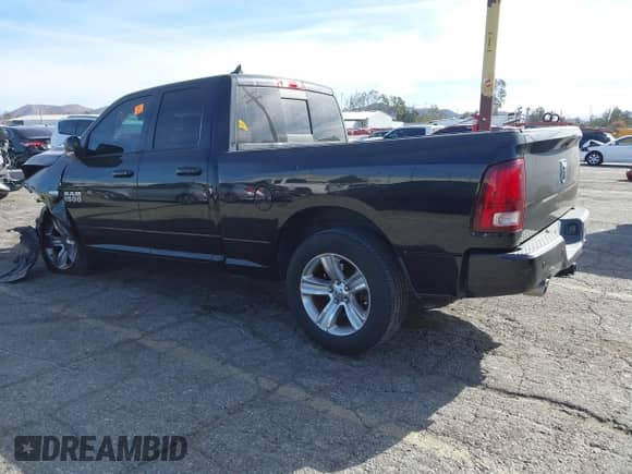 2014 Ram 1500 Sport with VIN 1C6RR6HTXES458906, listed as a IAAI auction lot 41411167 with Not provided miles and . Bid and sale history available at DreamBid. Image 3.