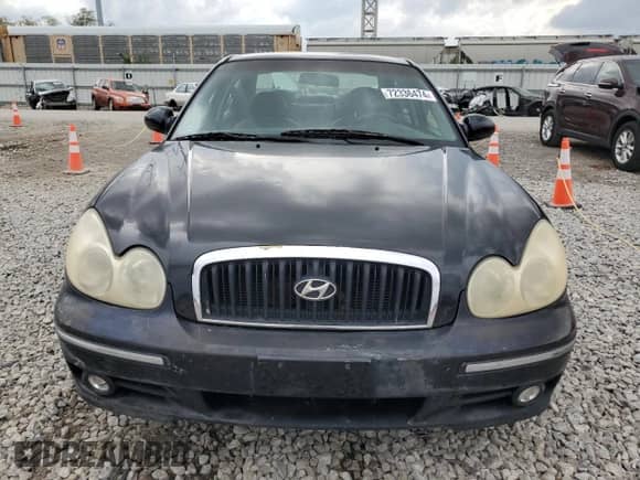 2002 Hyundai Sonata GLS with VIN KMHWF35H52A615774, listed as a Copart auction lot 72336474 with 156,588 mi miles and Salvage title. Bid and sale history available at DreamBid. Image 5.