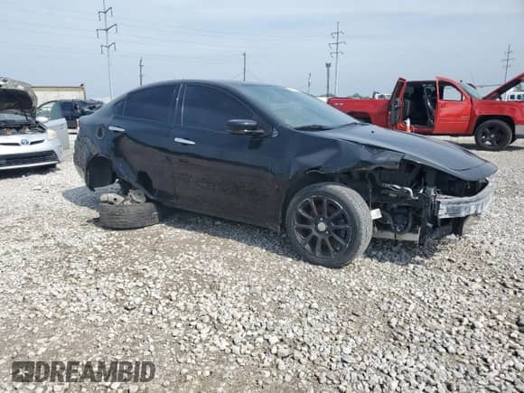2013 Dodge Dart Limited with VIN 1C3CDFCAXDD303671, listed as a Copart auction lot 65271535 with 105,577 mi miles and Salvage title. Bid and sale history available at DreamBid. Image 4.