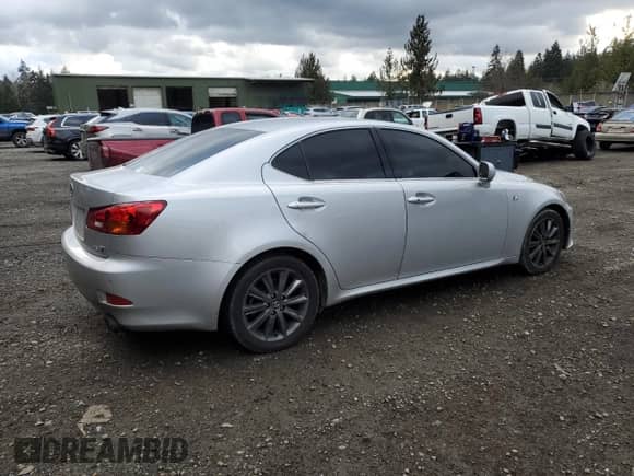 2008 Lexus IS 250 с VIN JTHBK262685053628, выставлен на аукционе Copart как лот 88949305 с пробегом 78 007 миль миль и Списание • Salvage title. История ставок и продаж доступна на DreamBid. Изображение 3.
