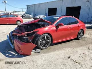 2020 Toyota Camry XSE with VIN 4T1K61AK3LU387570, listed as a Copart auction lot 86637845 with 109,625 mi miles and Non repairable. Bid and sale history available at DreamBid. Image 1.