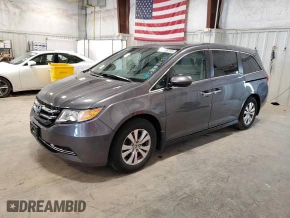 2015 Honda Odyssey EX с VIN 5FNRL5H4XFB053933, выставлен на аукционе Copart как лот 82486145 с пробегом 89 445 миль миль и Чистый • Clean title. История ставок и продаж доступна на DreamBid. Изображение 1.