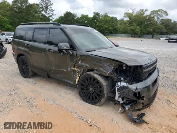 2025 Hyundai Santa Fe Calligraphy z VIN 5NMP54GL3SH074006, wystawiony jako Copart lot #53456215 z przebiegiem 15 527 mil mil oraz Szkoda całkowita • Salvage title. Historia ofert i sprzedaży dostępna na DreamBid. Obrazek 4.