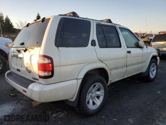 2001 Nissan Pathfinder LE с VIN JN8DR09Y41W576208, выставлен на аукционе Copart как лот 88169895 с пробегом 233 414 миль миль и Чистый • Clean title. История ставок и продаж доступна на DreamBid. Изображение 3.