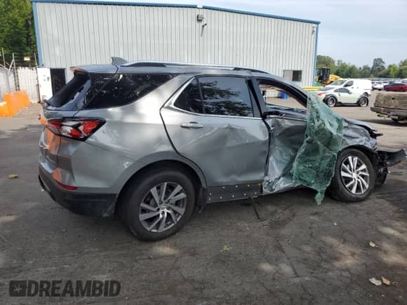 2023 Chevrolet Equinox Premier with VIN 3GNAXXEG9PL119832, listed as a Copart auction lot 62418895 with 13,579 mi miles and Salvage title. Bid and sale history available at DreamBid. Image 3.