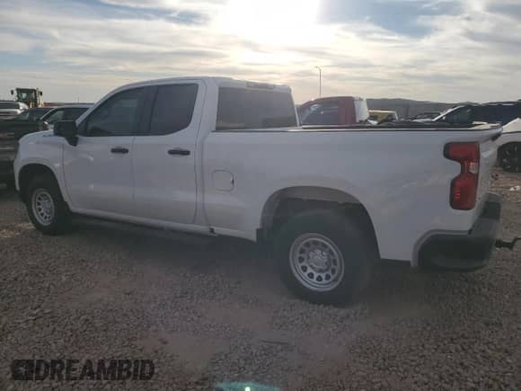2024 Chevrolet Silverado 1500 Work Truck with VIN 1GCRAAEK1RZ339203, listed as a Copart auction lot 78446224 with 5,163 mi miles and Salvage title. Bid and sale history available at DreamBid. Image 2.