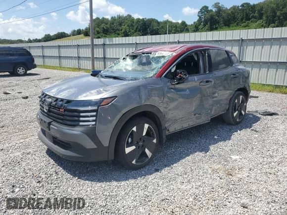2025 Nissan Kicks SR with VIN 3N8AP6DAXSL303240, listed as a Copart auction lot 65644135 with 10,715 mi miles and Salvage title. Bid and sale history available at DreamBid. Image 1.