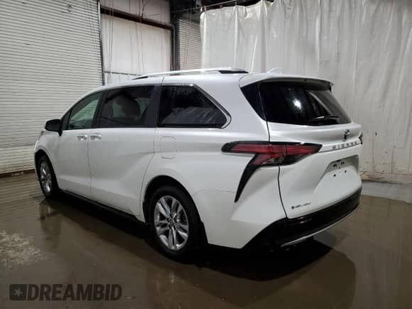 2025 Toyota Sienna Limited с VIN 5TDZSKFC7SS154980, выставлен на аукционе Copart как лот 43721475 с пробегом 4 337 миль миль и Списание • Salvage title. История ставок и продаж доступна на DreamBid. Изображение 2.