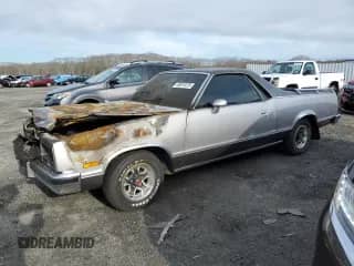 1985 Chevrolet El Camino с VIN 3GCCW80H0FS917778, выставлен на аукционе Copart как лот 48815225 с пробегом Не указан миль и Чистый • Clean title. История ставок и продаж доступна на DreamBid. Изображение 1.