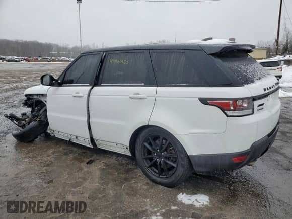 2017 Land Rover Range Rover Sport SE with VIN SALWG2FV0HA153769, listed as a Copart auction lot 44901465 with 74,107 mi miles and Salvage title. Bid and sale history available at DreamBid. Image 2.