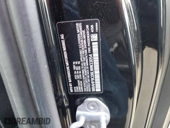 2020 BMW Z4 sDriveM40i z VIN WBAHF9C08LWW33054, wystawiony jako Copart lot #73803034 z przebiegiem Nie podano mil oraz Nie do naprawy • Non repairable. Historia ofert i sprzedaży dostępna na DreamBid. Obrazek 13.