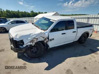 2022 Ram 1500 Warlock with VIN 1C6RR7GG9NS156128, listed as a Copart auction lot 71103695 with 15,613 mi miles and Salvage title. Bid and sale history available at DreamBid. Image 1.