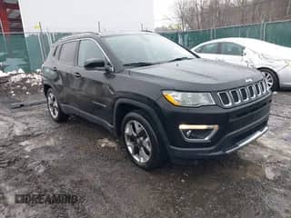 2019 Jeep Compass Limited with VIN 3C4NJCCB2KT667174, listed as a IAAI auction lot 41575606 with 110,995 mi miles and . Bid and sale history available at DreamBid. Image 1.