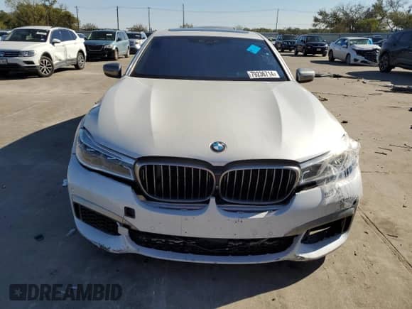 2017 BMW 7 Series with VIN WBA7H6C30HG614434, listed as a Copart auction lot 79236714 with Not provided miles and Clean title. Bid and sale history available at DreamBid. Image 5.