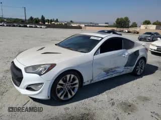 2014 Hyundai Genesis Coupe Ultimate с VIN KMHHU6KJ9EU113487, выставлен на аукционе Copart как лот 67207065 с пробегом 118 661 миль миль и Списание • Salvage title. История ставок и продаж доступна на DreamBid. Изображение 1.