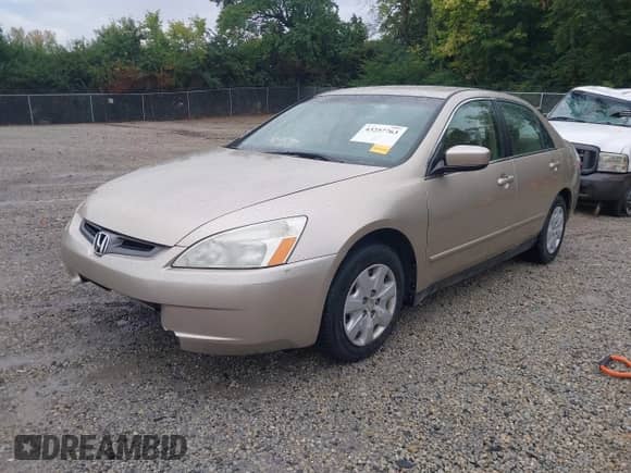 2003 Honda Accord LX with VIN 1HGCM56343A035592, listed as a IAAI auction lot 43257763 with 157,465 mi miles and . Bid and sale history available at DreamBid. Image 2.