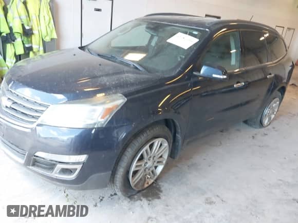 2015 Chevrolet Traverse LT with VIN 1GNKRGKD0FJ121368, listed as a IAAI auction lot 43081694 with Not provided miles and . Bid and sale history available at DreamBid. Image 16.